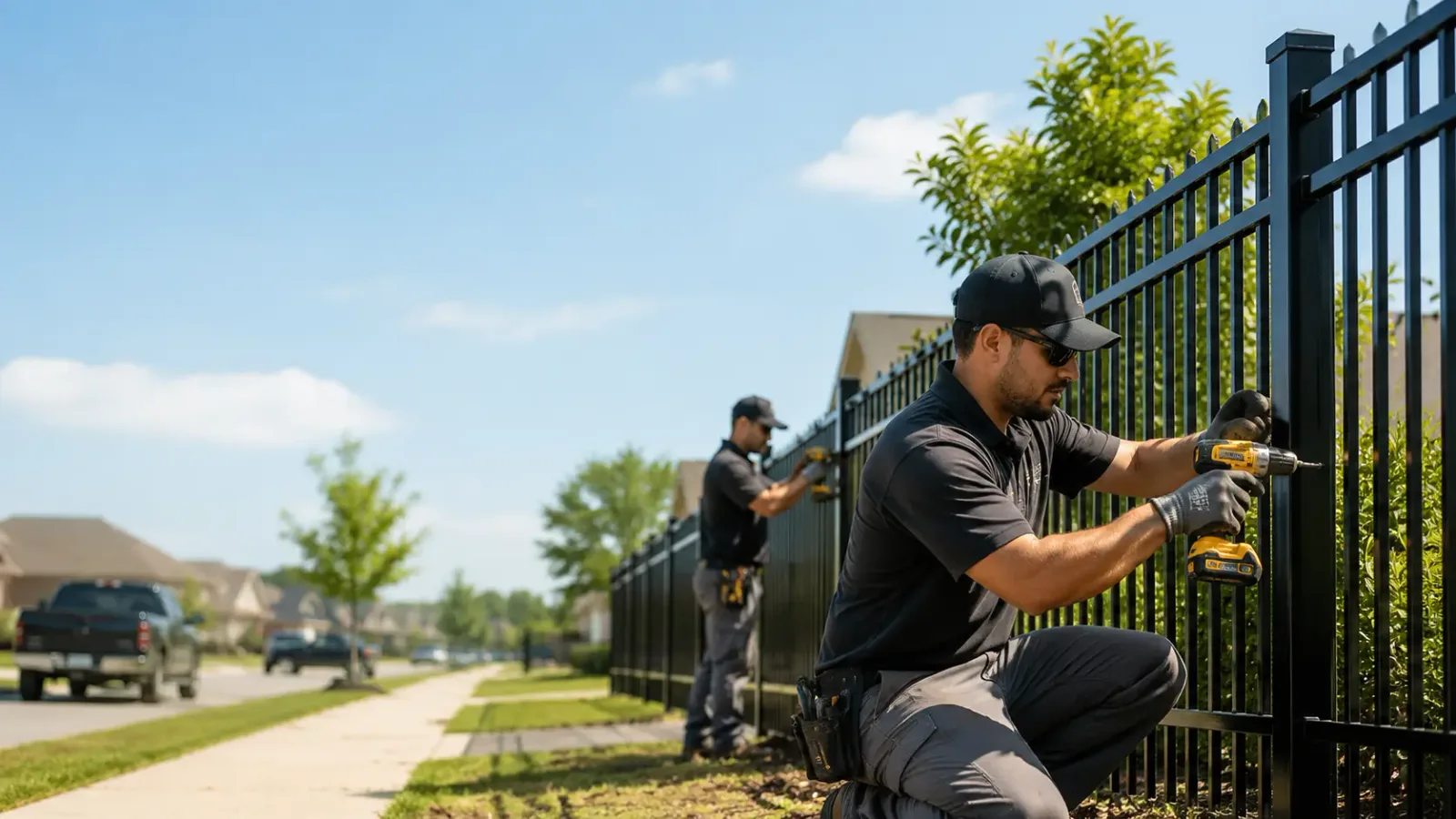 Metal Fence Installation in Frost, TX